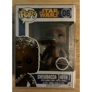 Funko Pop! Star Wars Chewbacca (Hoth), #06, GameStop Exclusive In‎ Plastic Case